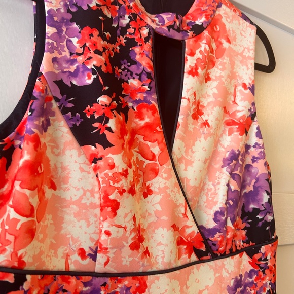 Tahari Ponte knit Floral Sleeveless Dress - Picture 2 of 4